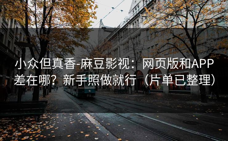 小众但真香-麻豆影视:网页版和APP差在哪?新手照做就行(片单已整理) 小众但真香-麻豆影视:网页版和APP差在哪?新手照做就行(片单已整理)